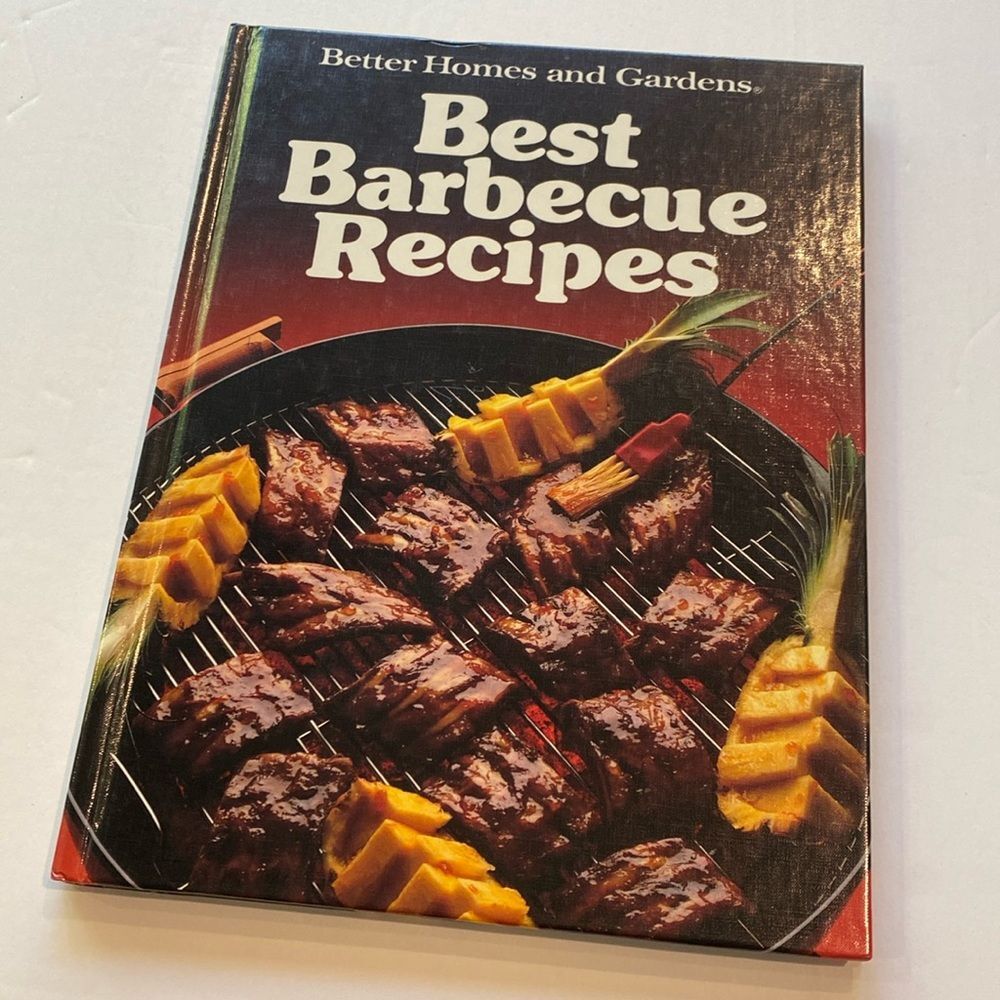 Vintage 1989 Better Homes & Gardens Best Barbecue Recipes Hardcover Cookbook